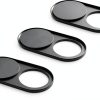 Cimkiz Webcam Cover Metal Magnetic Slider Black-0