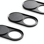 Cimkiz Webcam Cover Metal Magnetic Slider Black-0