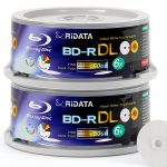 Ridata BD-R DL 6X 50GB White Inkjet Hub Printable-0