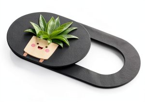 Small Indoor Plants Webcam Cover by MESMOS-0