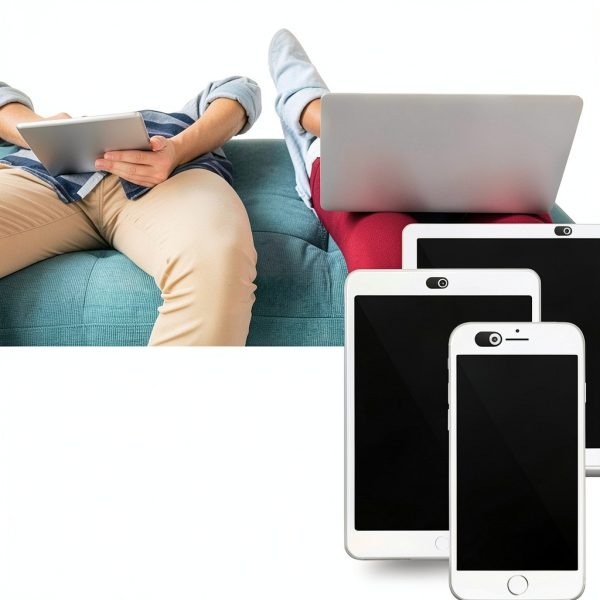 Cimkiz Webcam Cover Metal Magnetic Slider Black-4