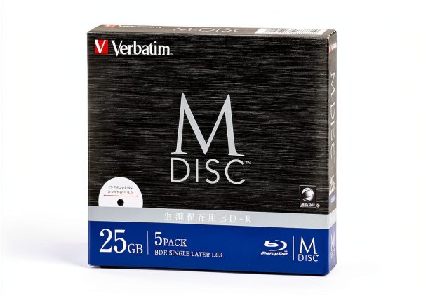 Verbatim M-DISC Long-Lasting BD-R 25GB 5 pieces-0