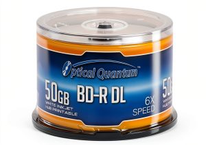 Optical Quantum 50GB Blu-ray Discs for Recording and Storage-0