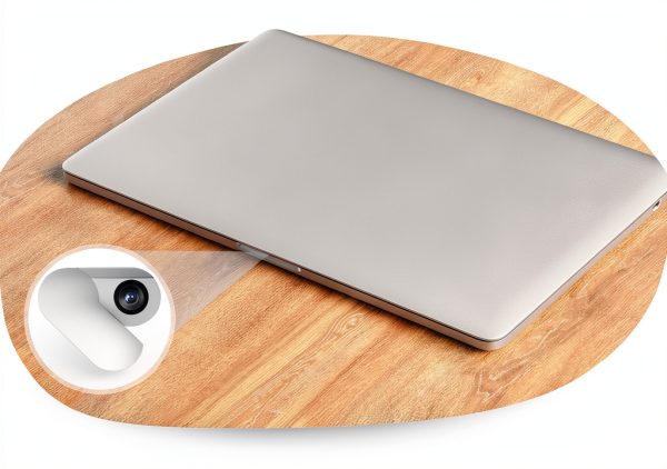 Webcam Privacy Cover CloudValley Silver Aluminum-1