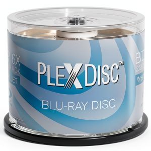 PlexDisc 50x 25GB Blu-ray Discs 6x Burn Speed-0