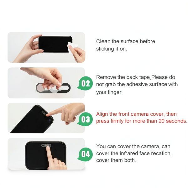 iPhone Front Lens Cover by EYSOFT ABS Plastic-2