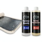 Carbon Fiber Sheet 36x6 2x2 Twill True Composites Kit with Epoxy-0
