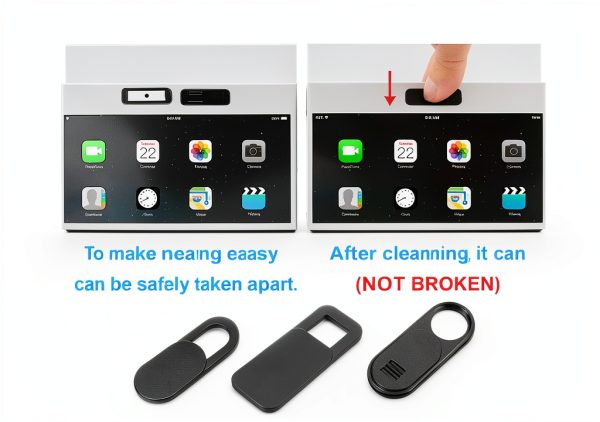 California JOS 9‑Pack Black Webcam Privacy Cover Large Medium Small-3