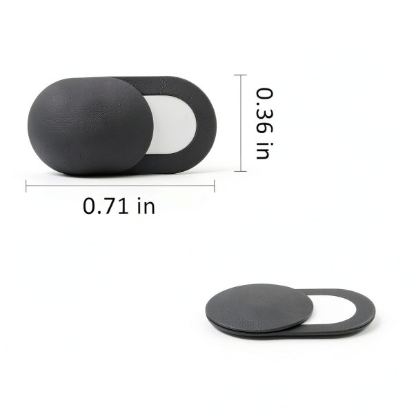 ZUCUCUC Webcam Privacy Cover Ultra Thin Black 6‑Piece Set for Laptops-1
