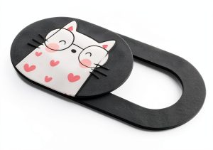 MESMOS Cat Webcam Cover Slider Small Cute Privacy Shield for MacBook-0