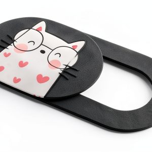 MESMOS Cat Webcam Cover Slider Small Cute Privacy Shield for MacBook-0