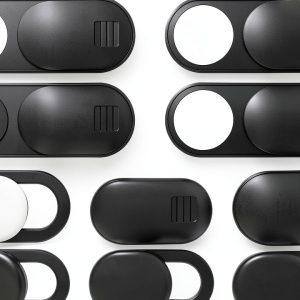ZUCUCUC Laptop Camera Cover Black Small 6pcs Large 6pcs Anti‑Slip-0