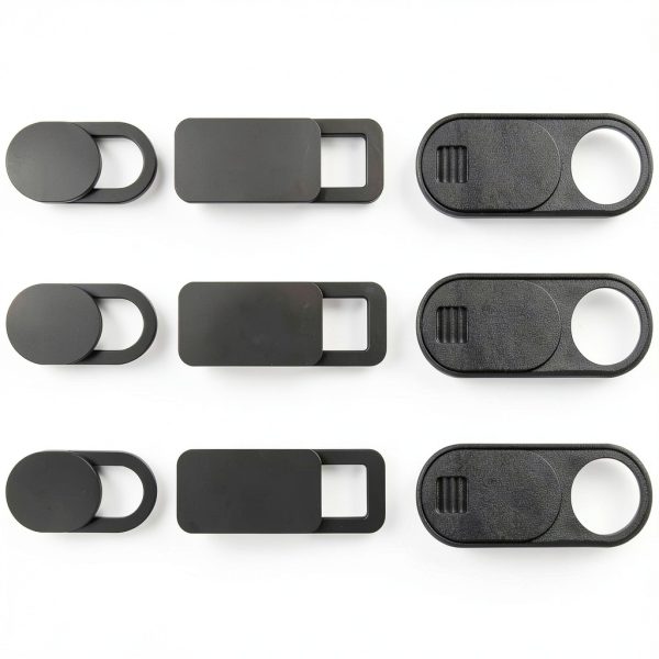 California JOS 9‑Pack Black Webcam Privacy Cover Large Medium Small-0