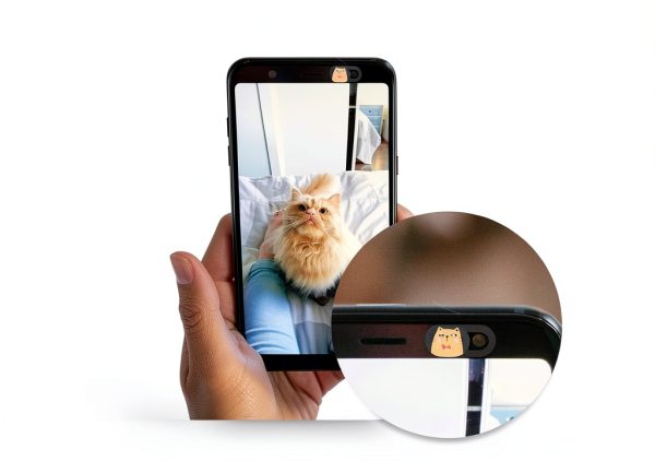 MESMOS Cat Webcam Cover Slider Small Cute Privacy Shield for MacBook-1