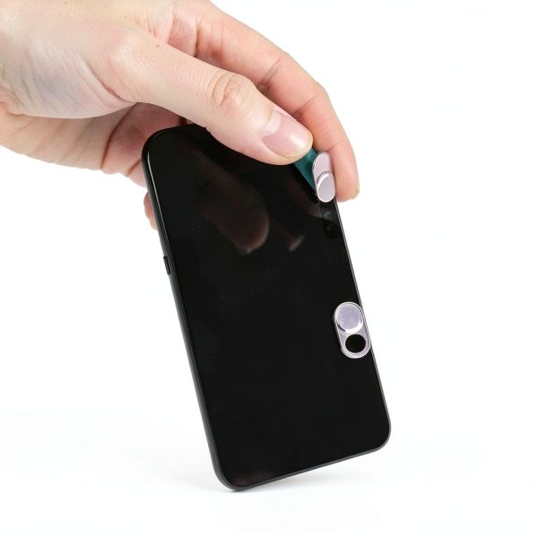 HKDGYHON Laptop Webcam Cover 3 Pack Silver/Black/Rose Gold Thin Slider-6