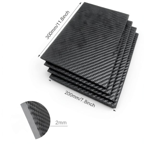 Carbon Fiber Sheet Jtuxcke 3K Twill Lightweight Panels-1