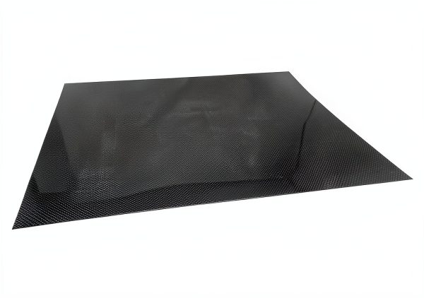 500x400x0.3mm Carbon Fiber Veneer Sheet Panel Real 3K Carbon Fiber (Plain Weave/Gloss Finish)-1