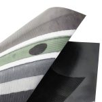 500x400x0.3mm Carbon Fiber Veneer Sheet Panel Real 3K Carbon Fiber (Plain Weave/Gloss Finish)-0