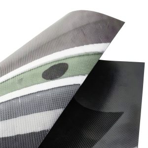 500x400x0.3mm Carbon Fiber Veneer Sheet Panel Real 3K Carbon Fiber (Plain Weave/Gloss Finish)-0